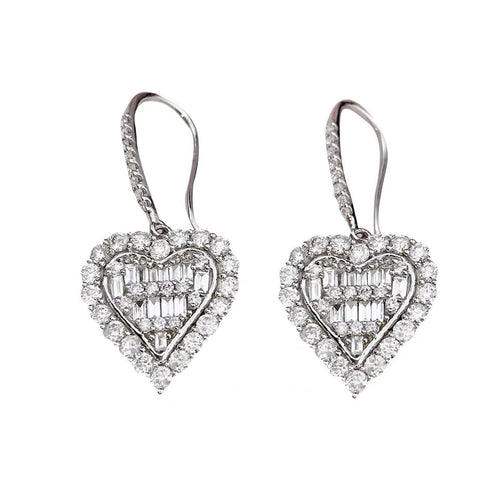 T Heart Diamonds Earrings