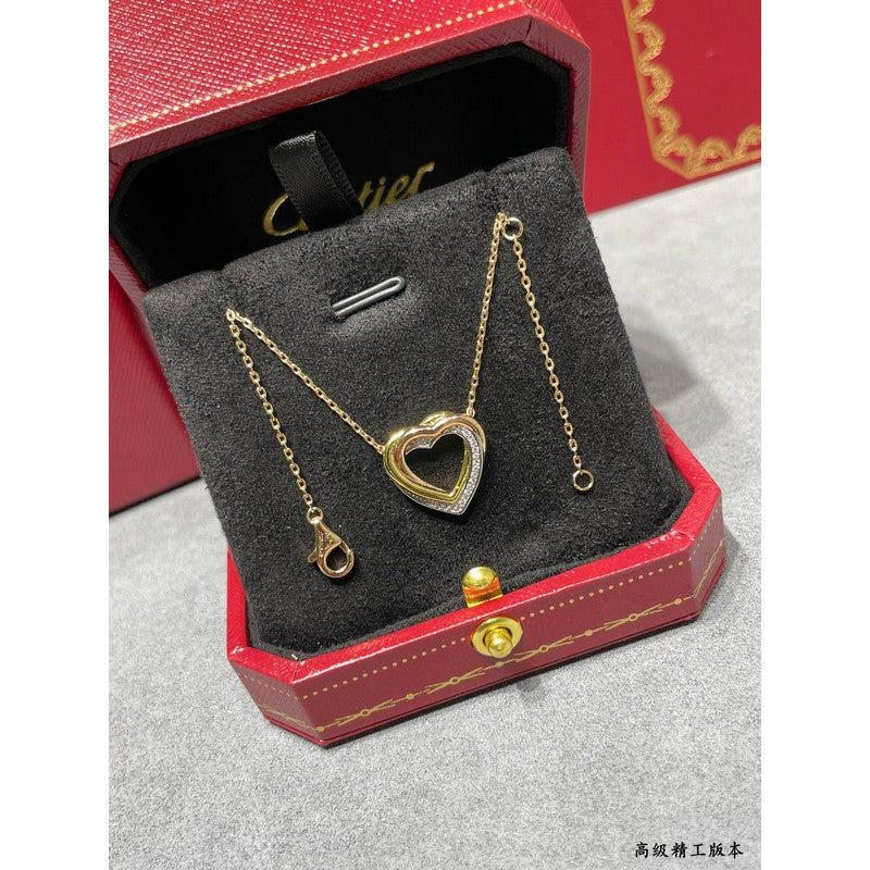 Trinity Heart Diamond Necklace