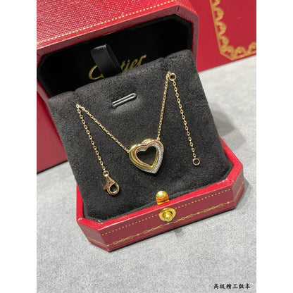 Trinity Heart Diamond Necklace