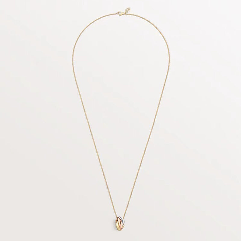 Trinity Cushion Necklace