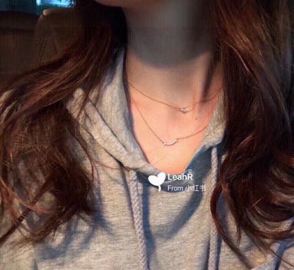 T Small Diamond Pendant Necklace