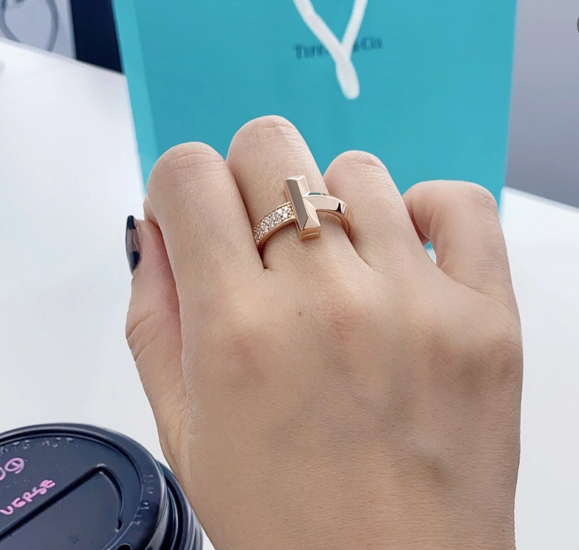 T T1 Diamonds Ring