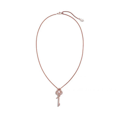 T Keys Woven Diamonds Large Necklace