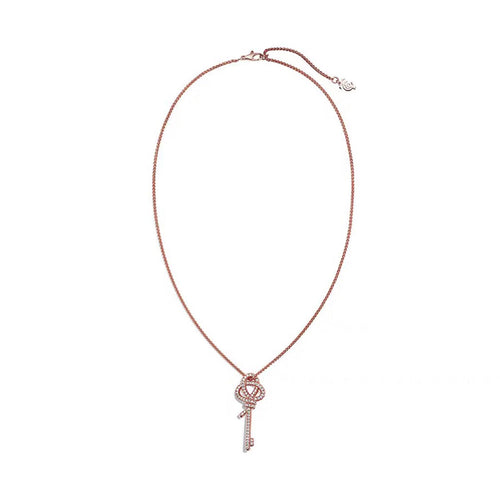 T Keys Woven Diamonds Large Necklace