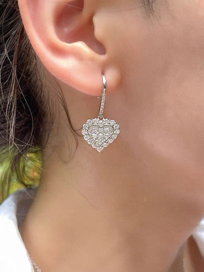 T Heart Diamonds Earrings
