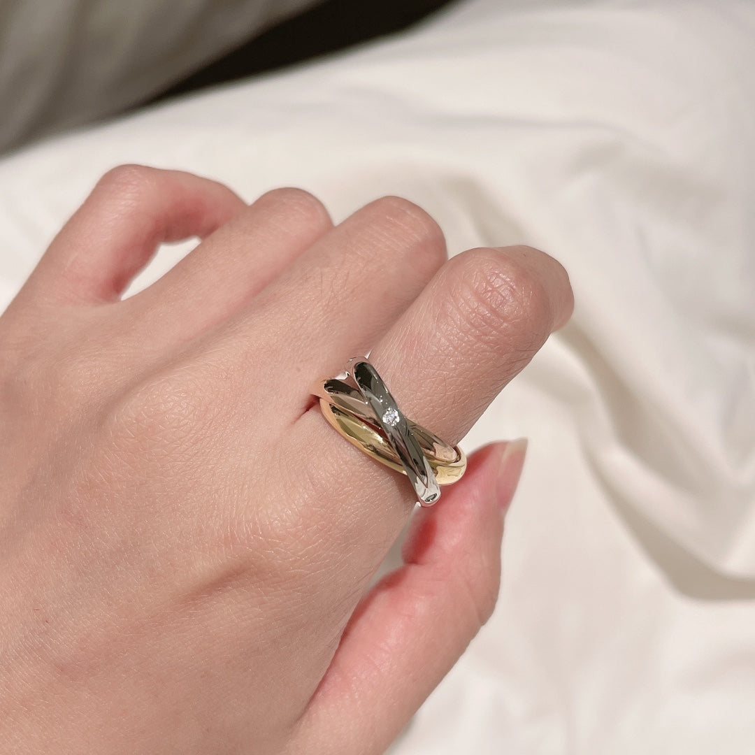 Trinity Five Diamonds Ring