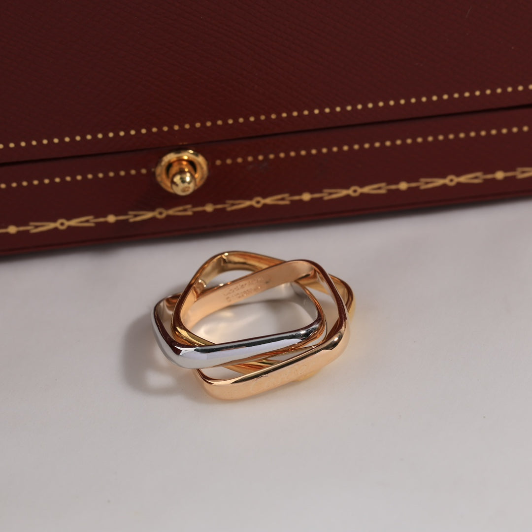 Trinity Cushion Ring