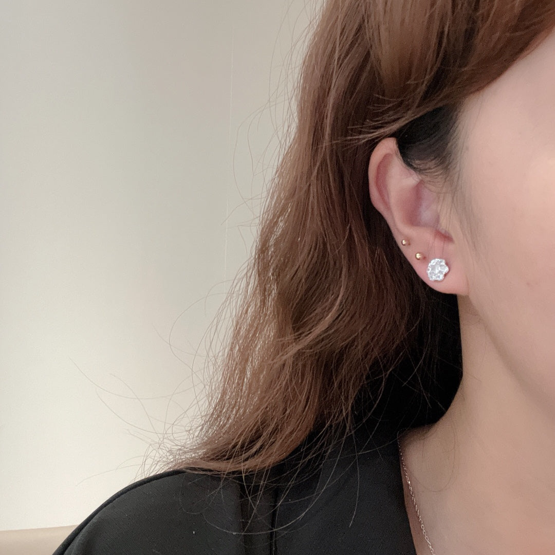 Flower Crystal Earrings