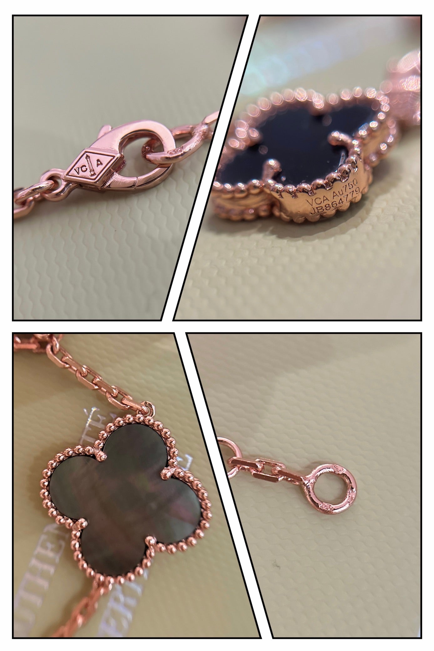 Magic Alhambra Five Motifs Clover Bracelet