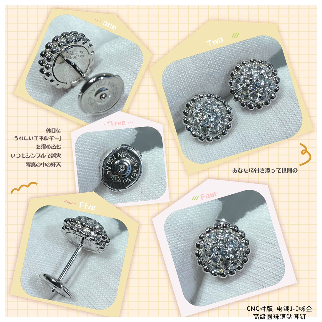 Perlée Diamonds Earrings
