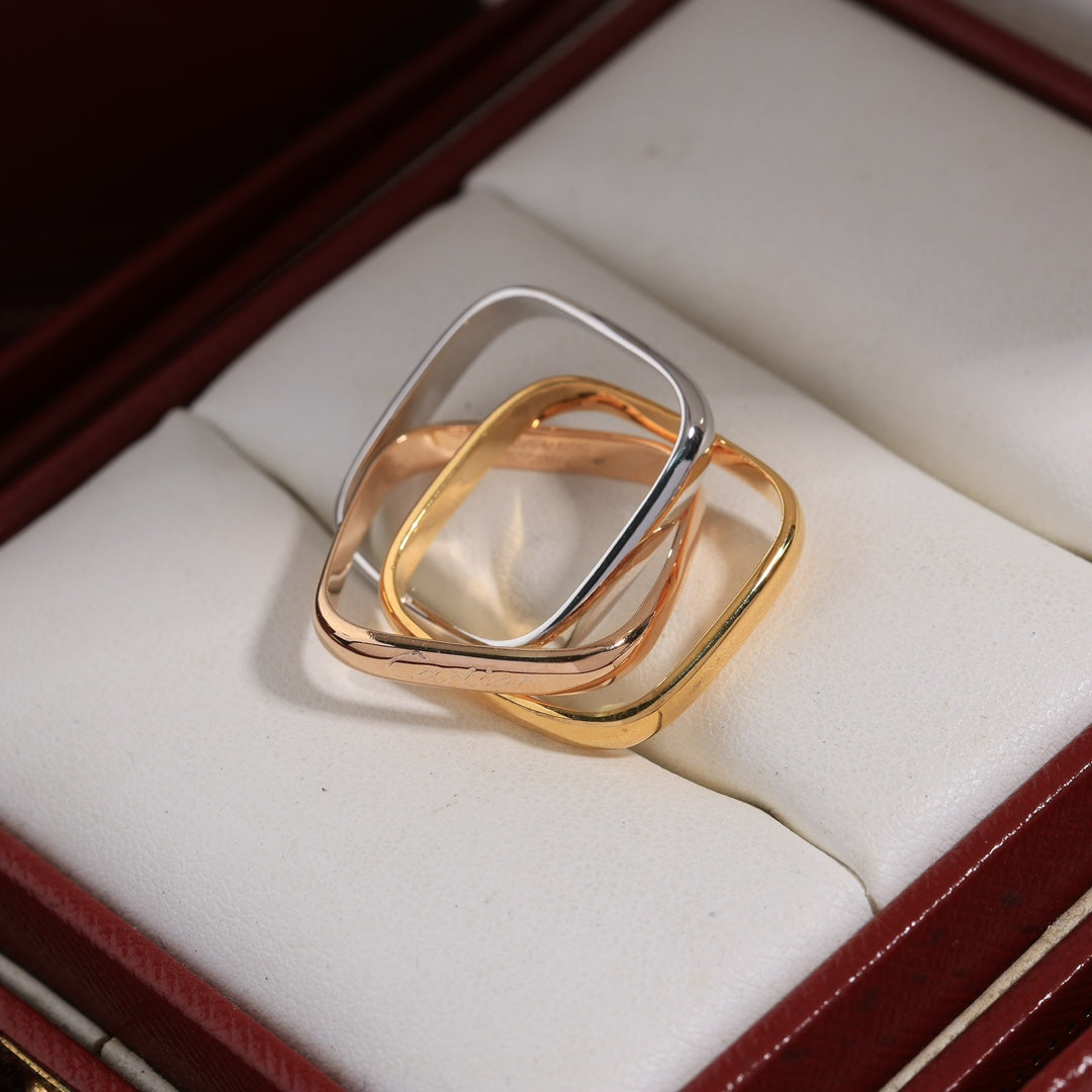 Trinity Cushion Ring