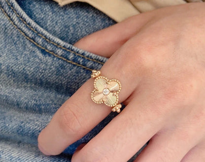 Vintage Alhambra Reversible Ring