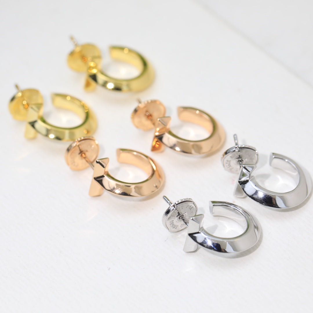 T Hoop Earrings