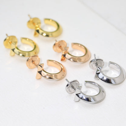 T Hoop Earrings