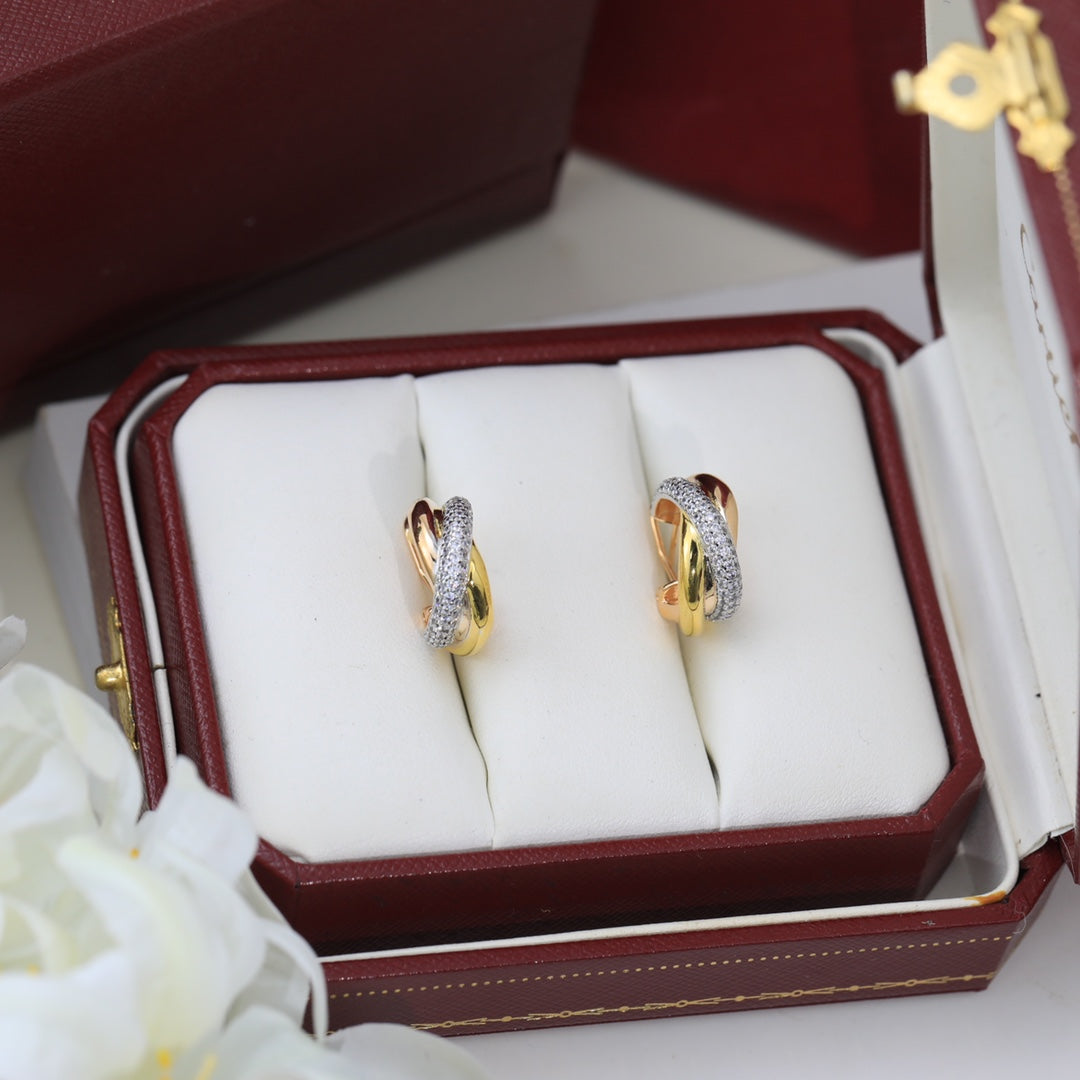 Trinity Diamond Earrings