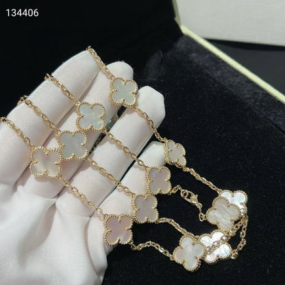 Vintage Alhambra 20 Motifs Long Necklace