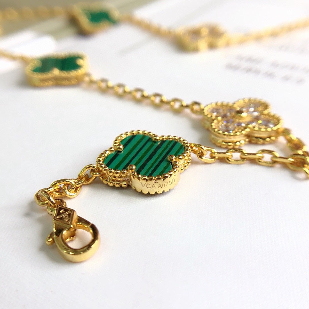 Vintage Alhambra 20 Motifs Long Clover Necklace