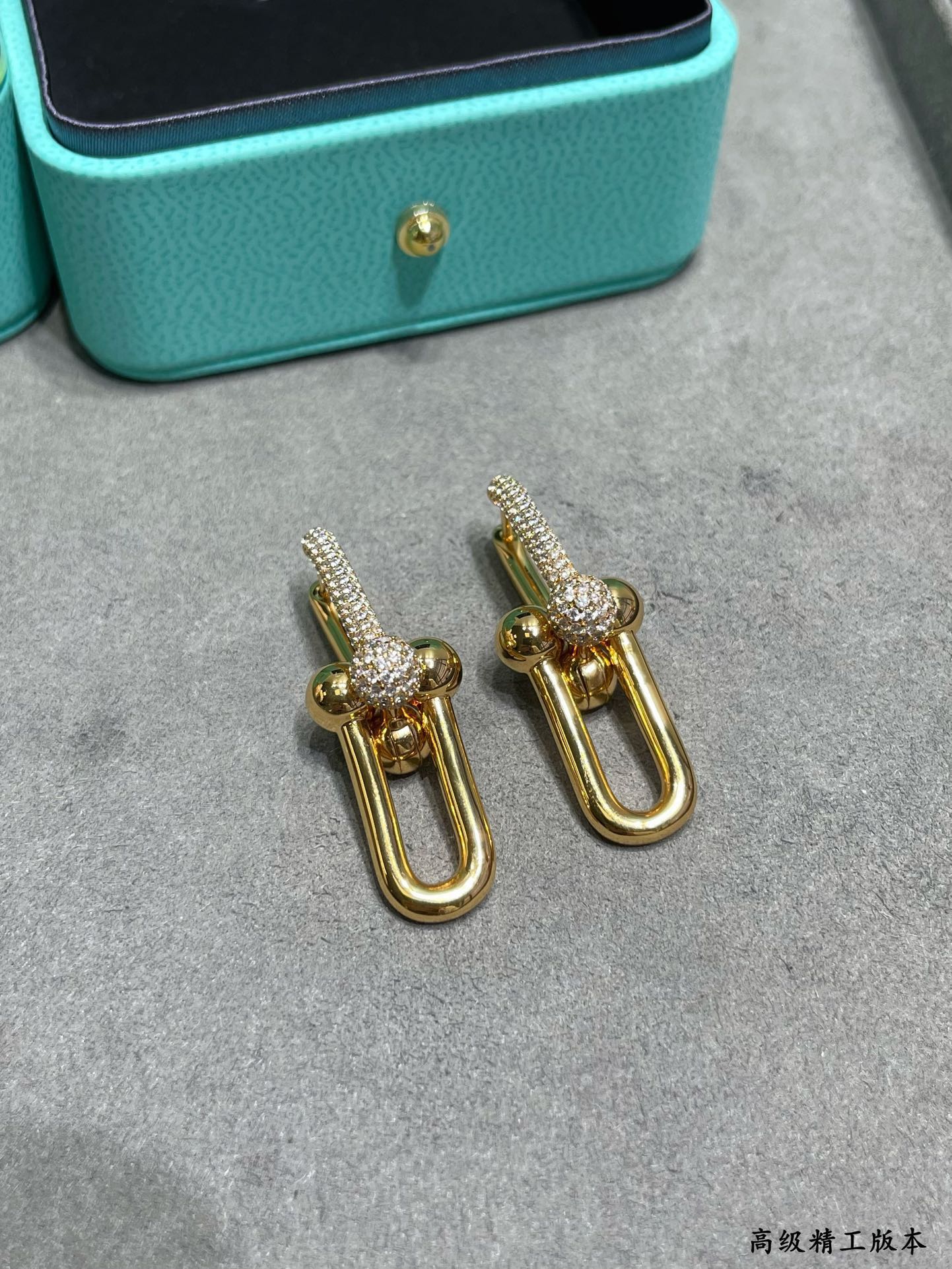 T HardWear Large Link Diamonds Earrings