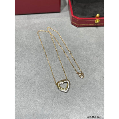 Trinity Heart Diamond Necklace