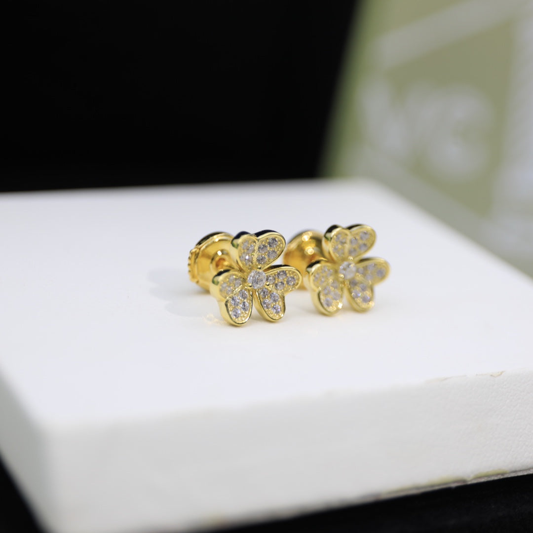 Yellow Gold Frivole Small Model Earrings