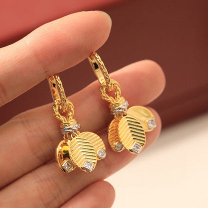 Grain De Café Earrings