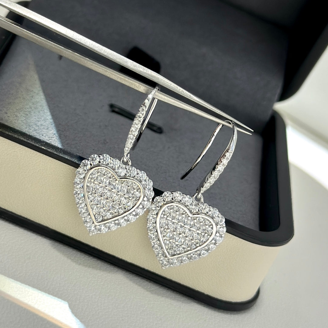T Heart Diamonds Earrings