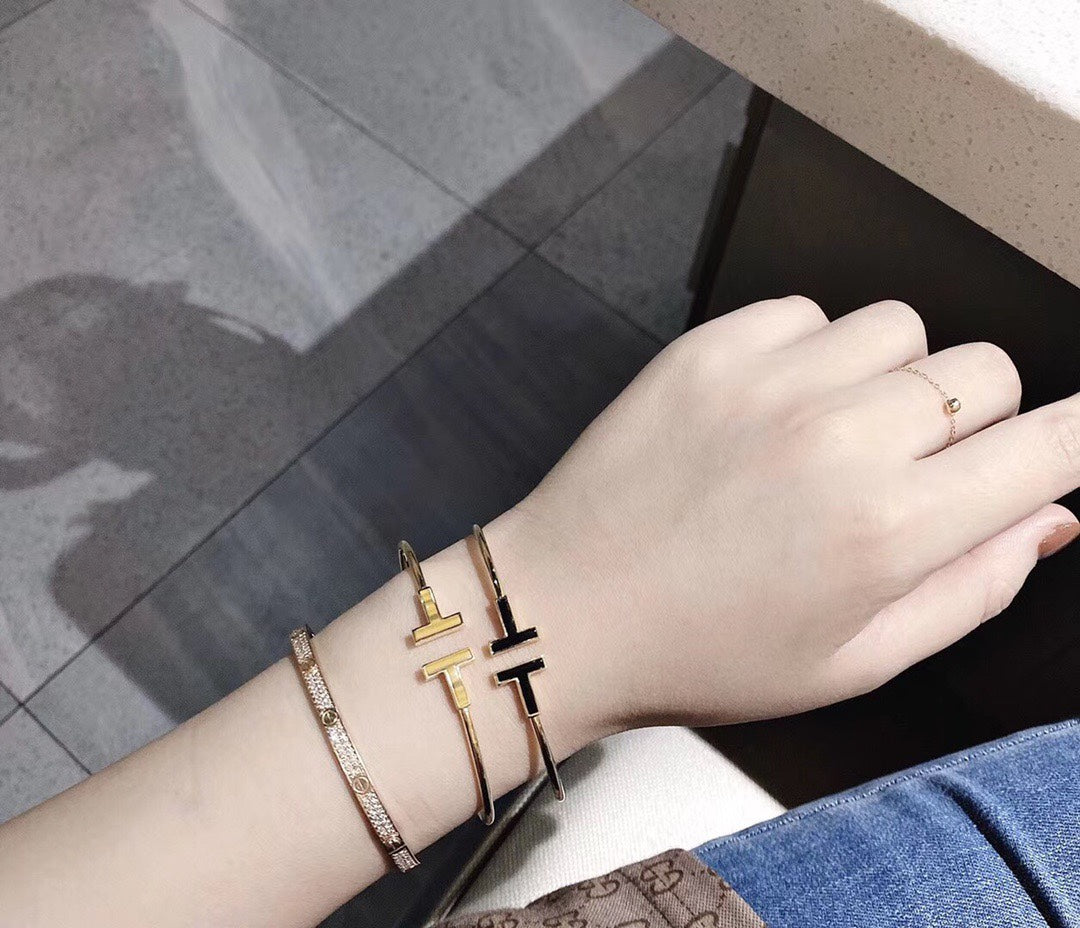 T Black Bracelet