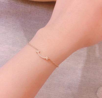 T Smile Diamond Bracelet