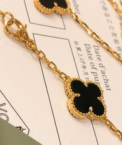 Vintage Alhambra 20 Motifs Long Necklace