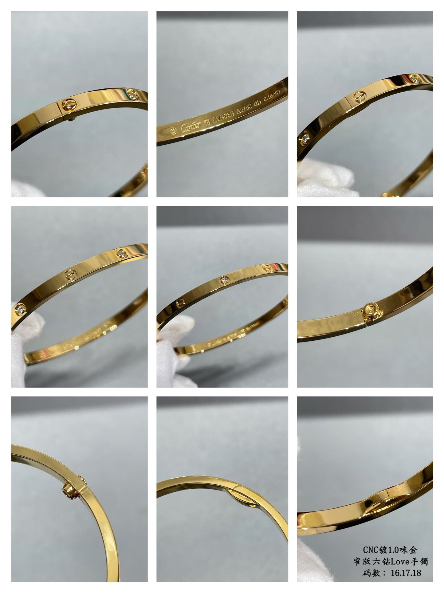 Love Ten Diamonds Small Bracelet
