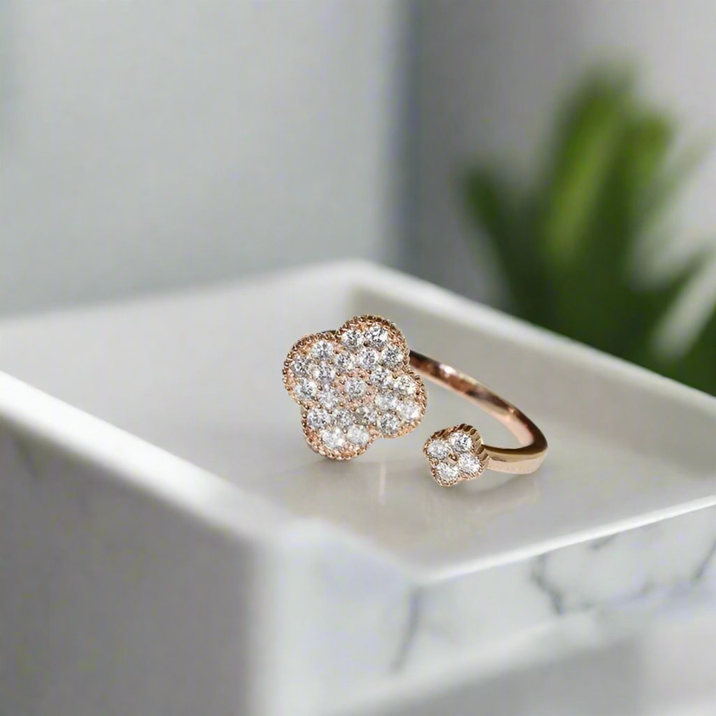 Magic Alhambra Diamond Ring
