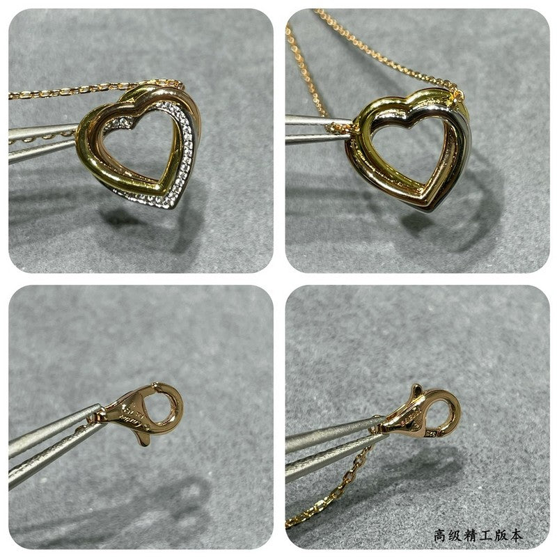 Trinity Heart Diamond Necklace