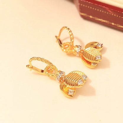 Grain De Café Earrings