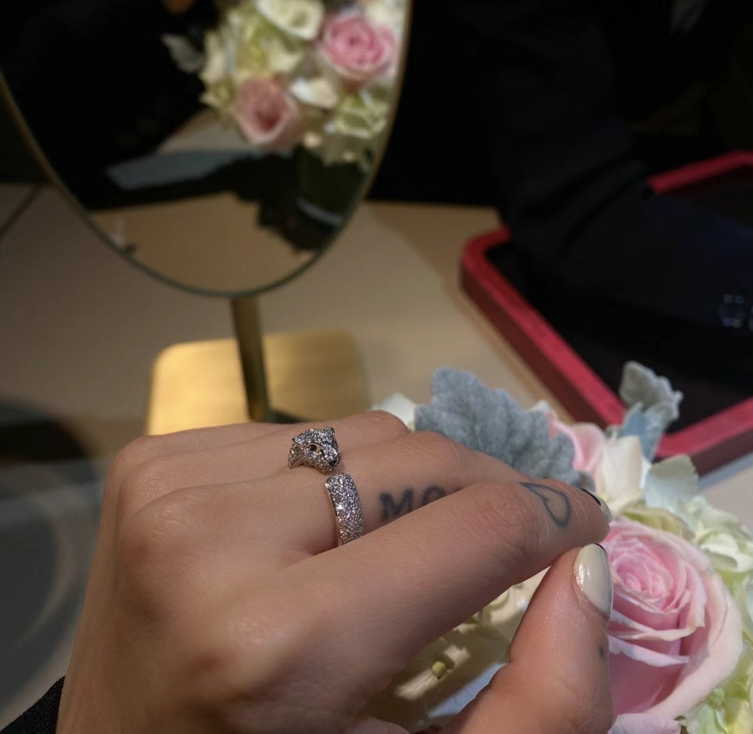 Panthère De Diamond Ring