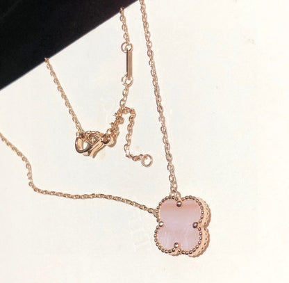 Vintage Alhambra Pink Necklace