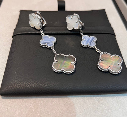 Magic Alhambra Three Motifs Earrings