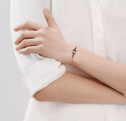 T Black Bracelet
