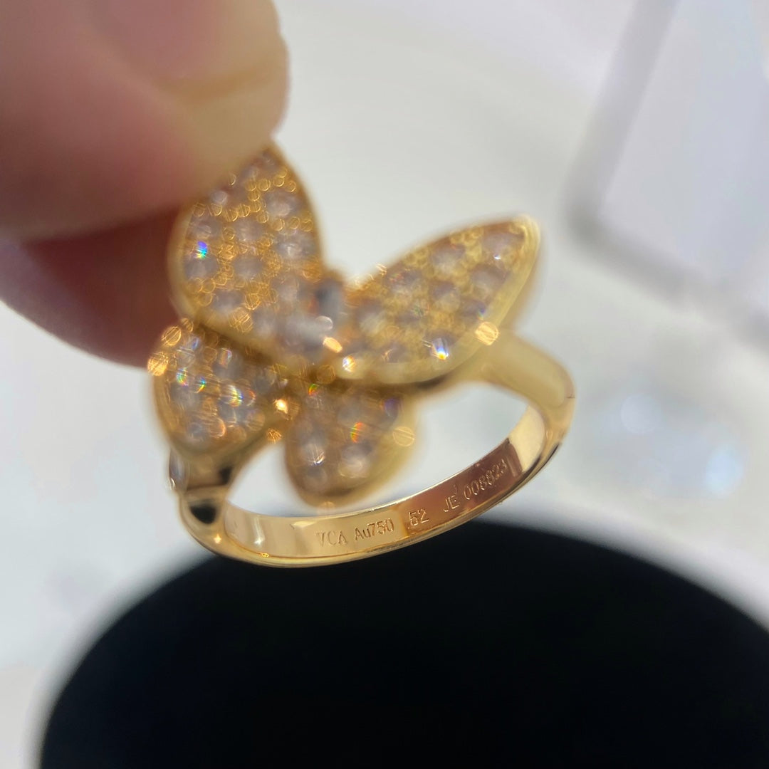 Two Butterfly Ring