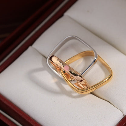 Trinity Cushion Ring