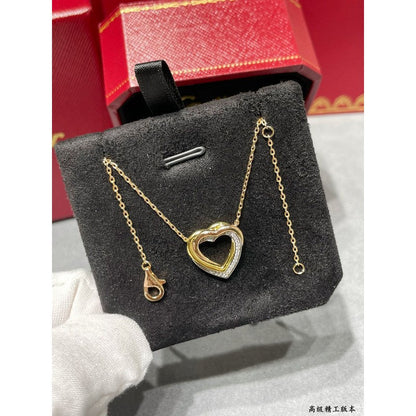 Trinity Heart Diamond Necklace