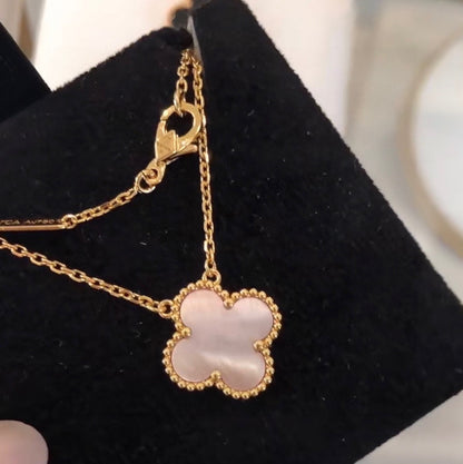Vintage Alhambra Pink Necklace