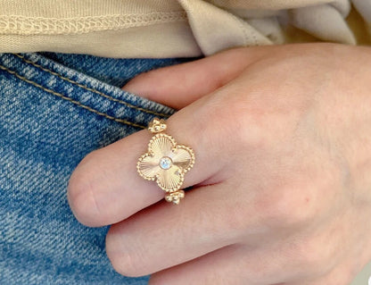 Vintage Alhambra Reversible Ring