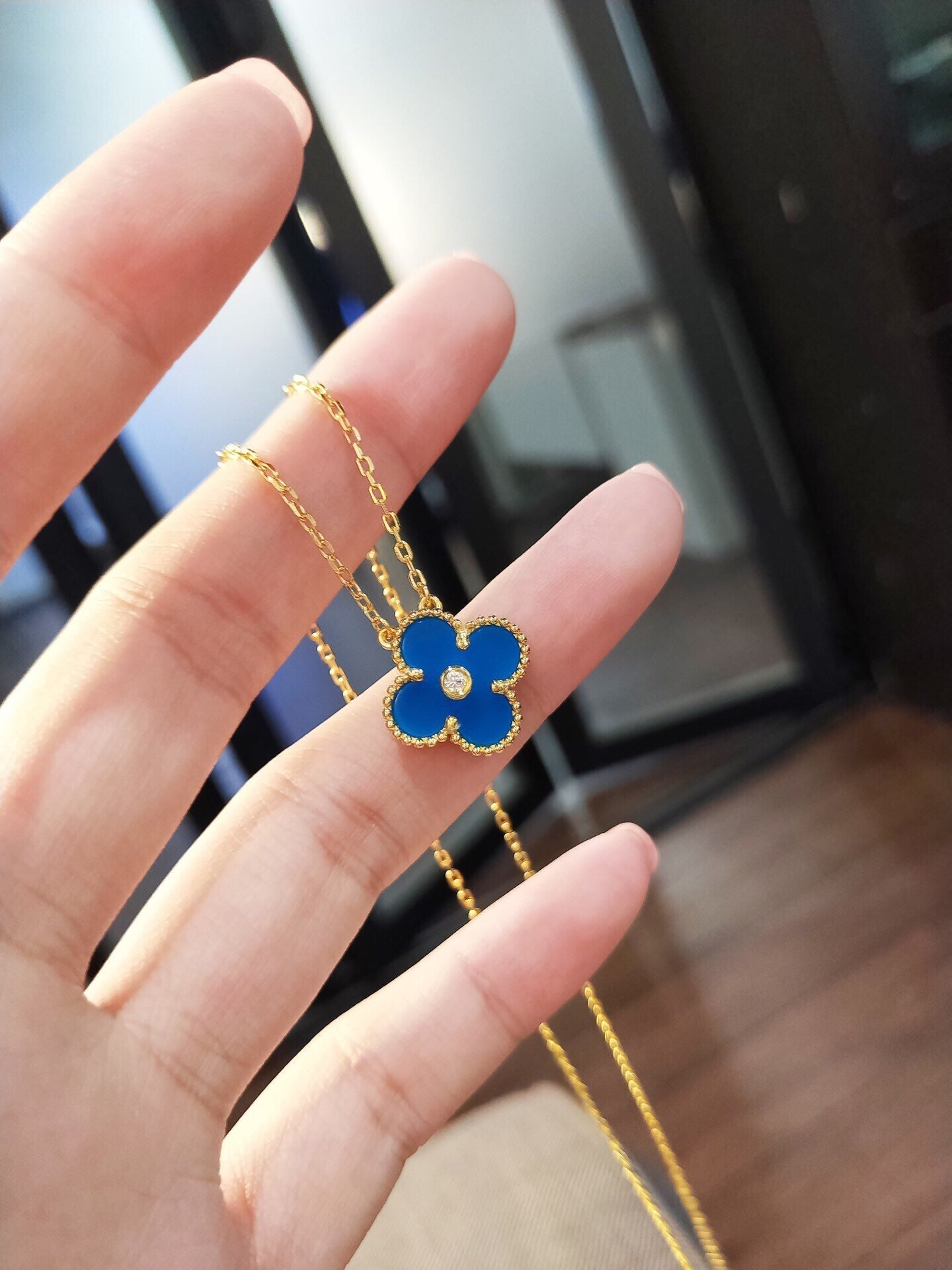 Vintage Alhambra Agent Clover Necklace