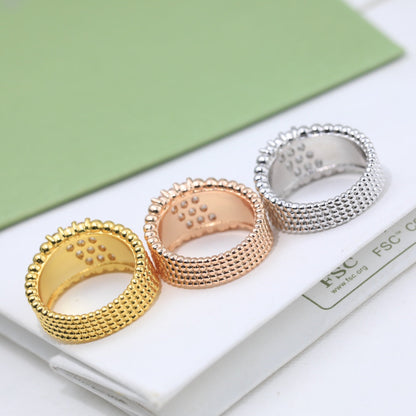 Perlée Diamonds Five Rows Ring
