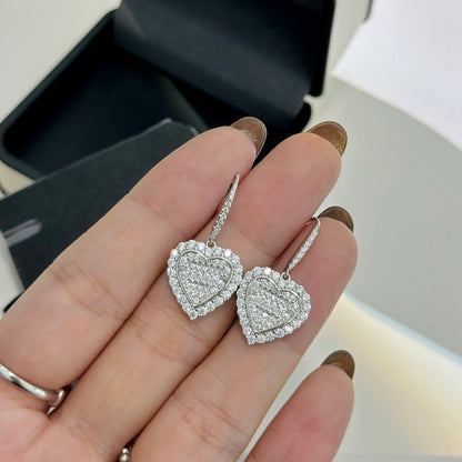 T Heart Diamonds Earrings