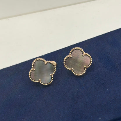 Vintage Alhambra Grey Earrings