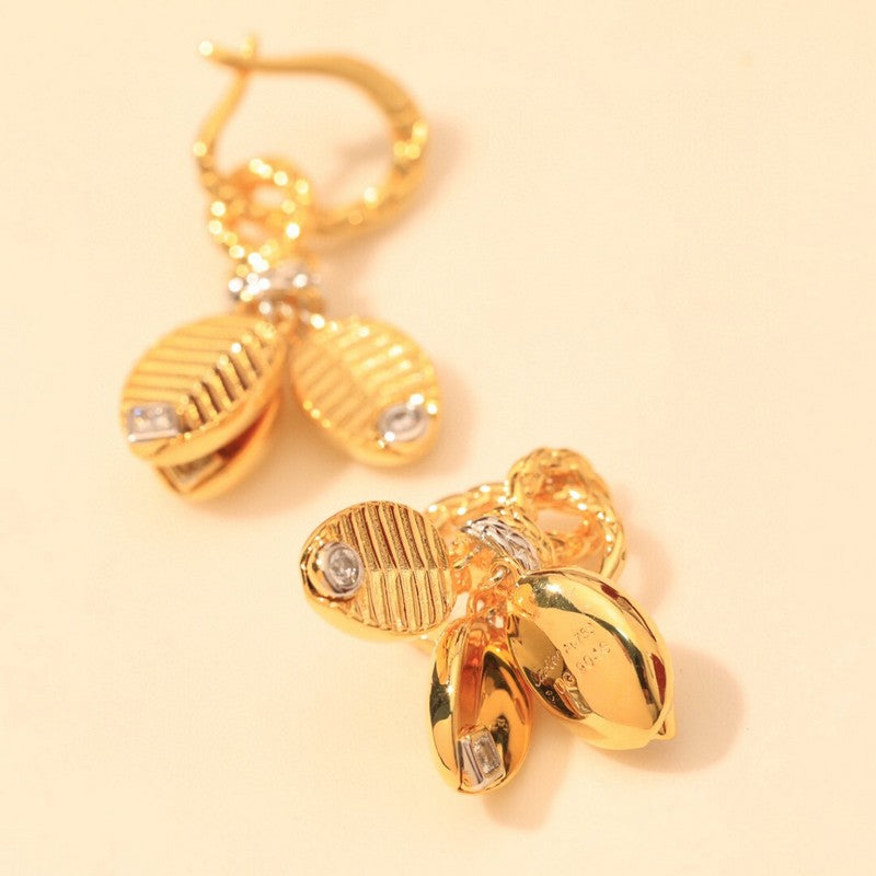 Grain De Café Earrings