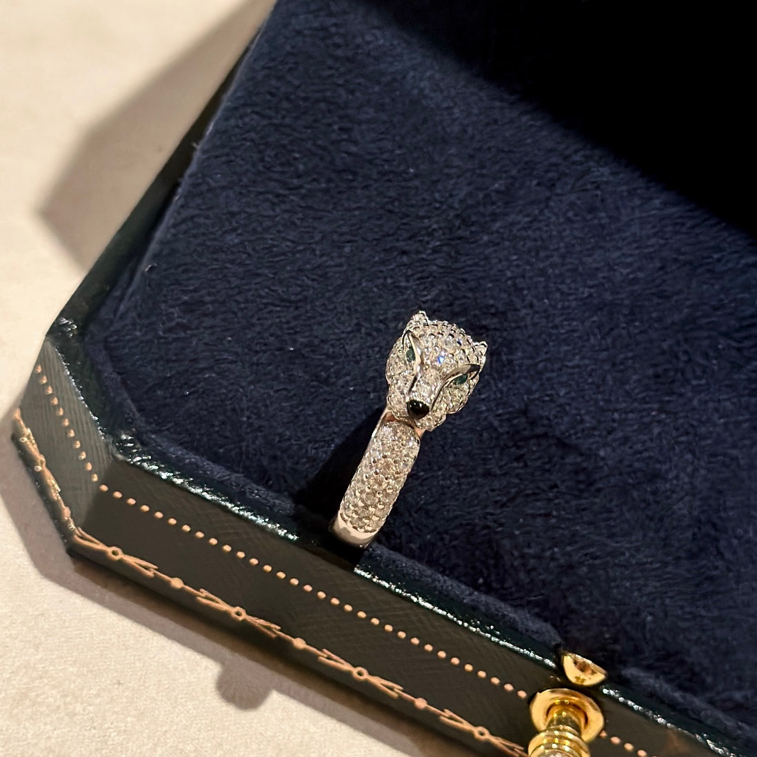 Panthère De Diamond Ring