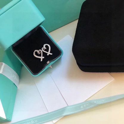 T Diamond Earrings