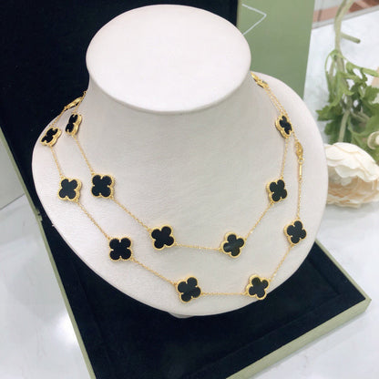 Vintage Alhambra 20 Motifs Long Necklace